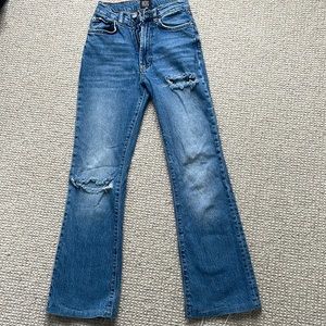 Urban Outfitters, Blue, High rise Jeans, flare, 24z